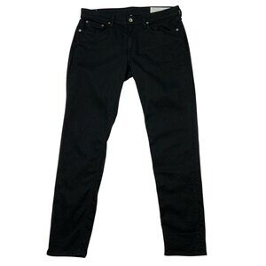 Rag And Bone Womens Dre Low Rise Slim Boyfriend Jean 28 Black Zip Fly Fall
